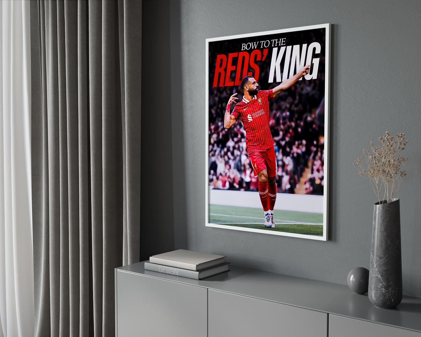 Mohamed Salah 'Reds King' Poster