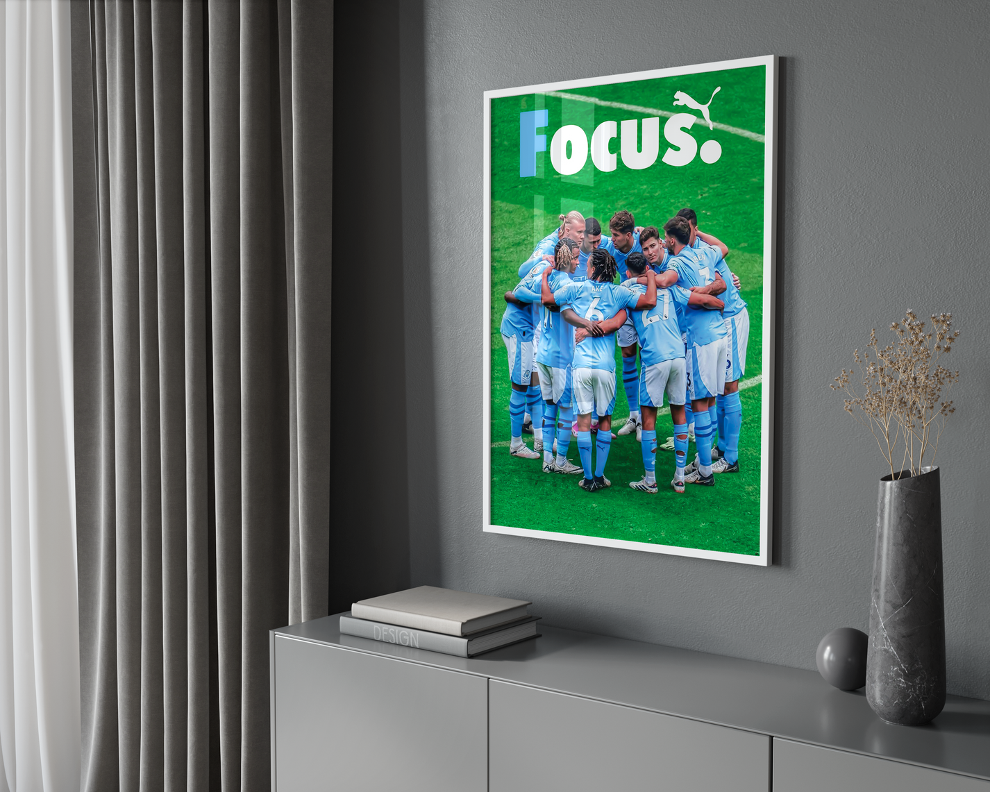 Man City 'Focus' Poster