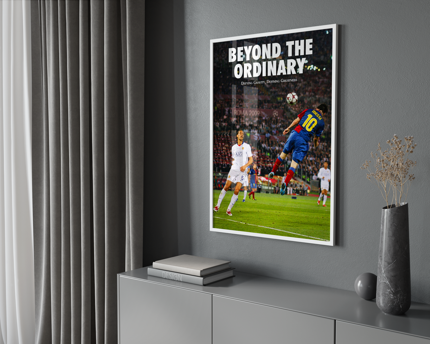 Lionel Messi 'Beyond The Ordinary' Poster