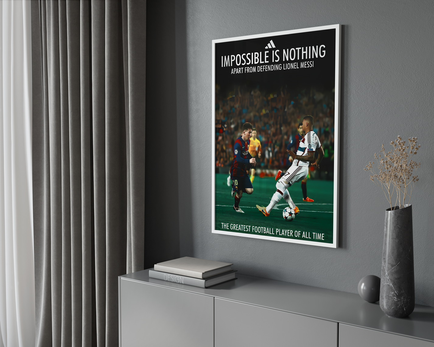 Lionel Messi 'Impossible Is Nothing' Poster