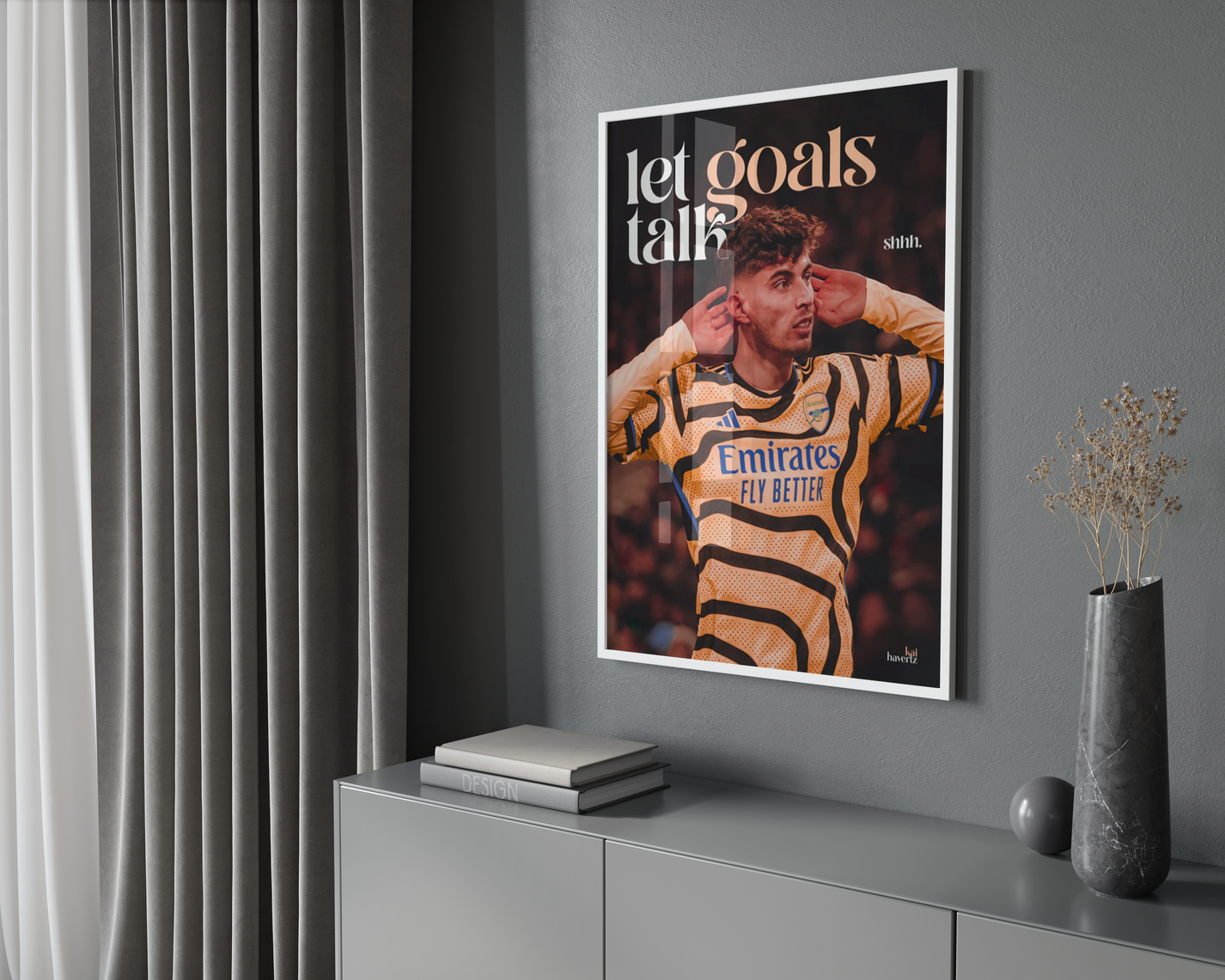 Kai Havertz 'Let Goals Talk' Poster