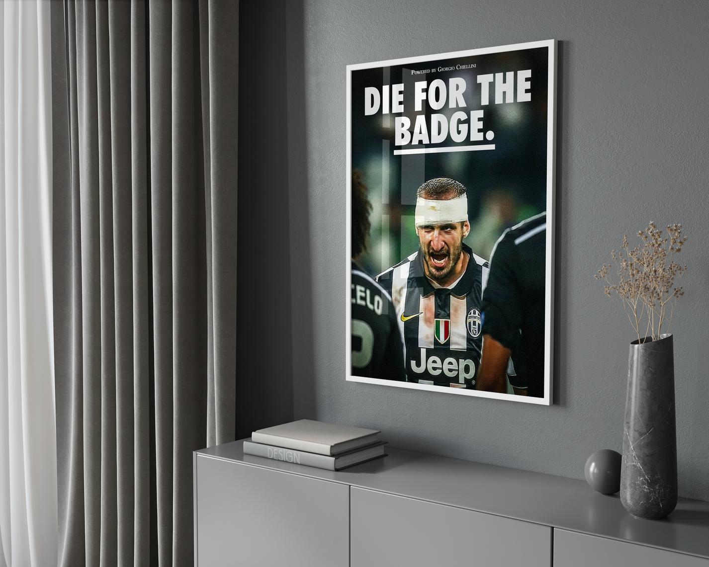 Giorgio Chiellini 'Die For The Badge' Poster