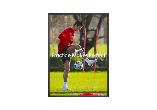 Cristiano Ronaldo 'Practice Makes Perfect' Poster