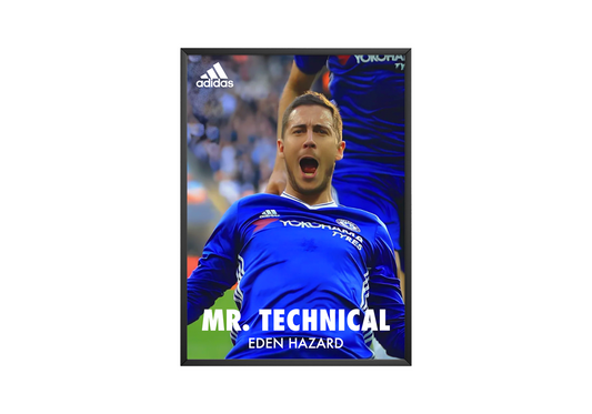 Eden Hazard 'Mr Technical' Poster