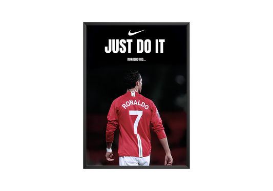 Cristiano Ronaldo 'Just Do It' Poster