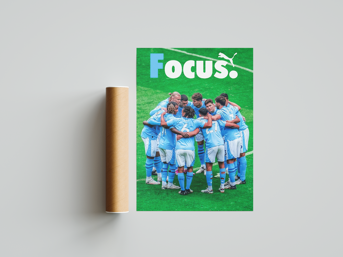 Man City 'Focus' Poster