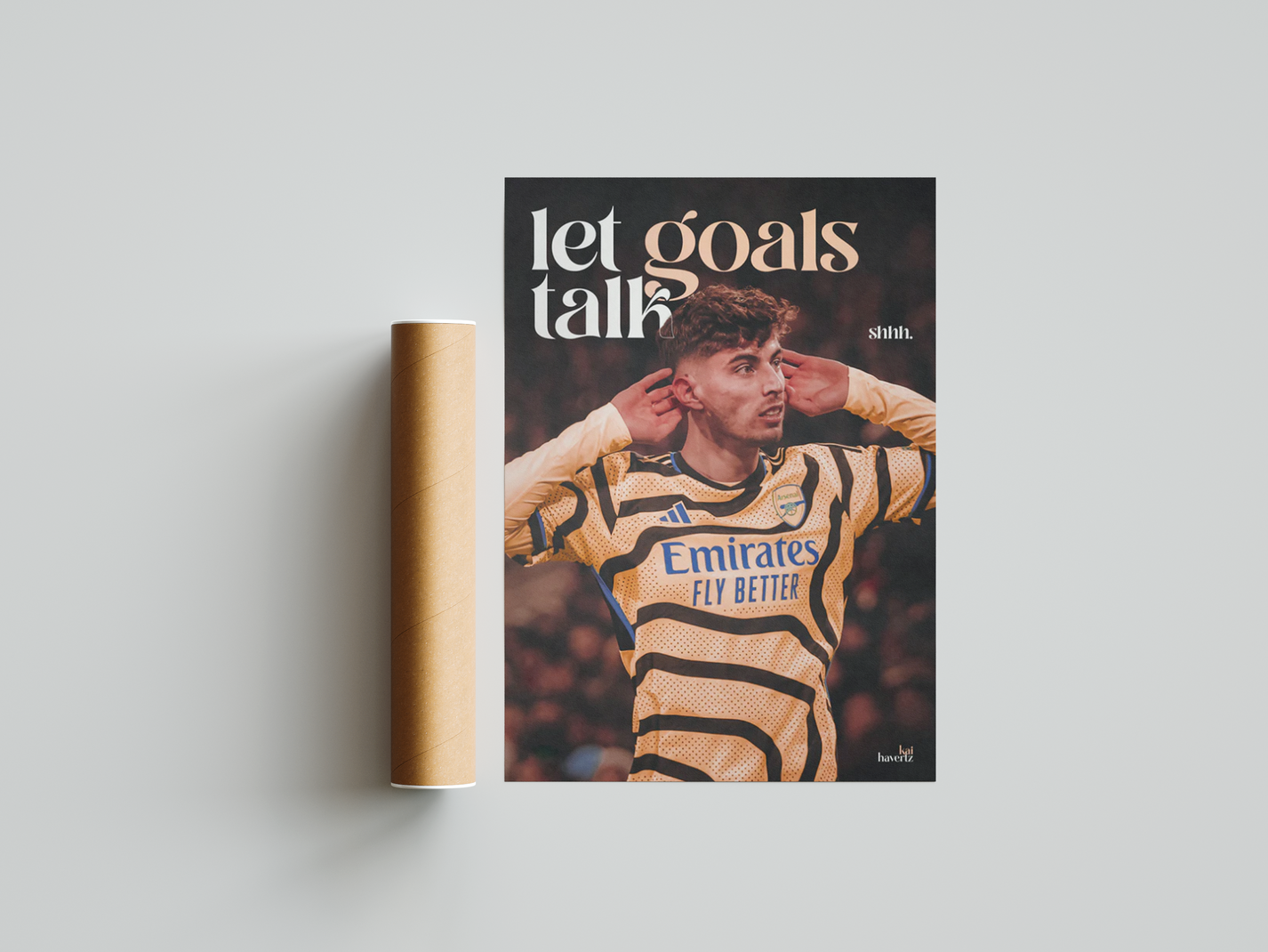 Kai Havertz 'Let Goals Talk' Poster