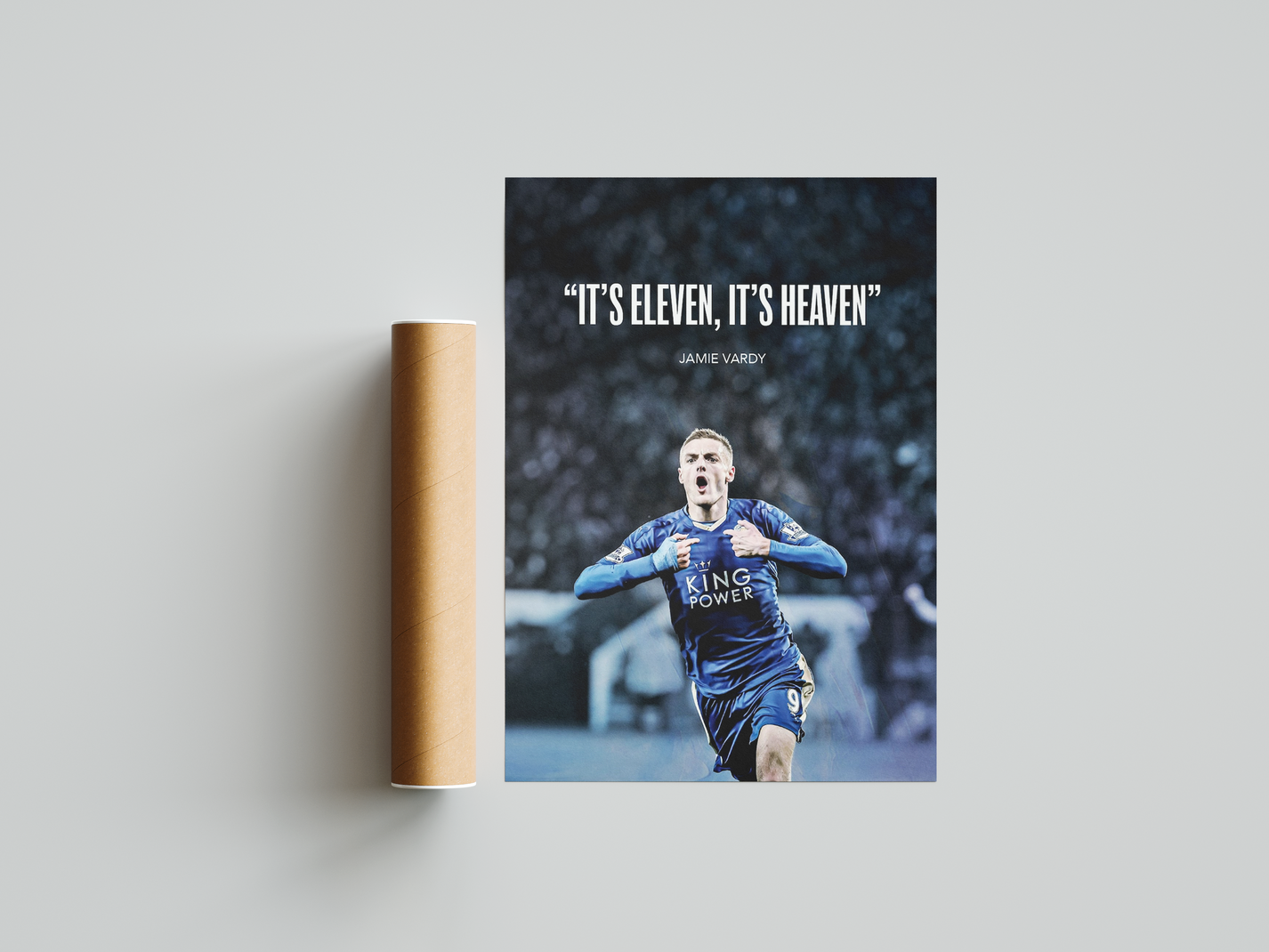 Jamie Vardy 'It's Eleven, It's Heaven' Poster