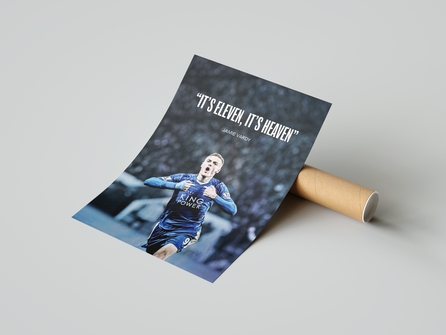 Jamie Vardy 'It's Eleven, It's Heaven' Poster