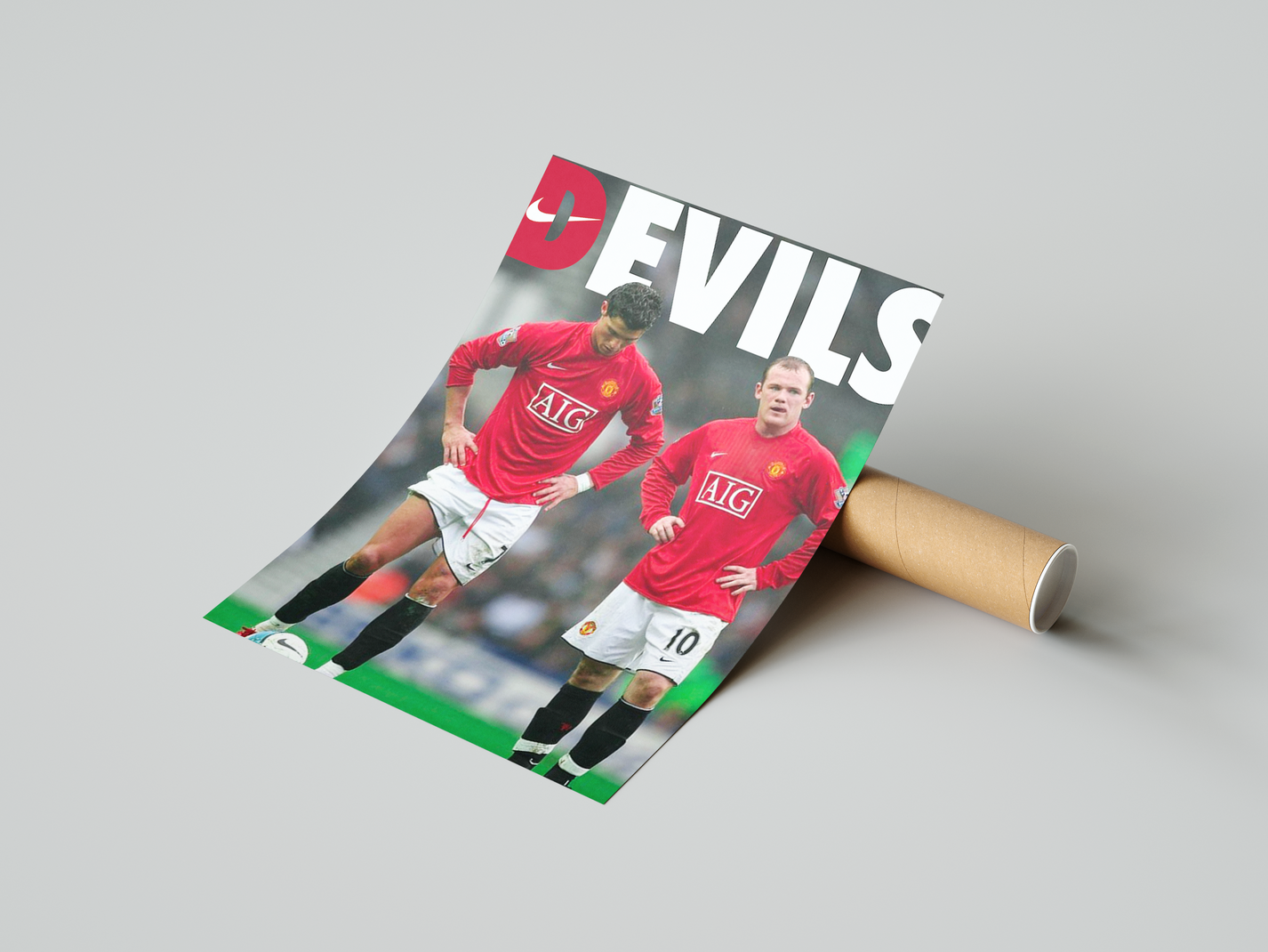 Cristiano Ronaldo & Wayne Rooney 'Devils' Poster