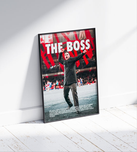 Mikel Arteta 'The Boss' Poster