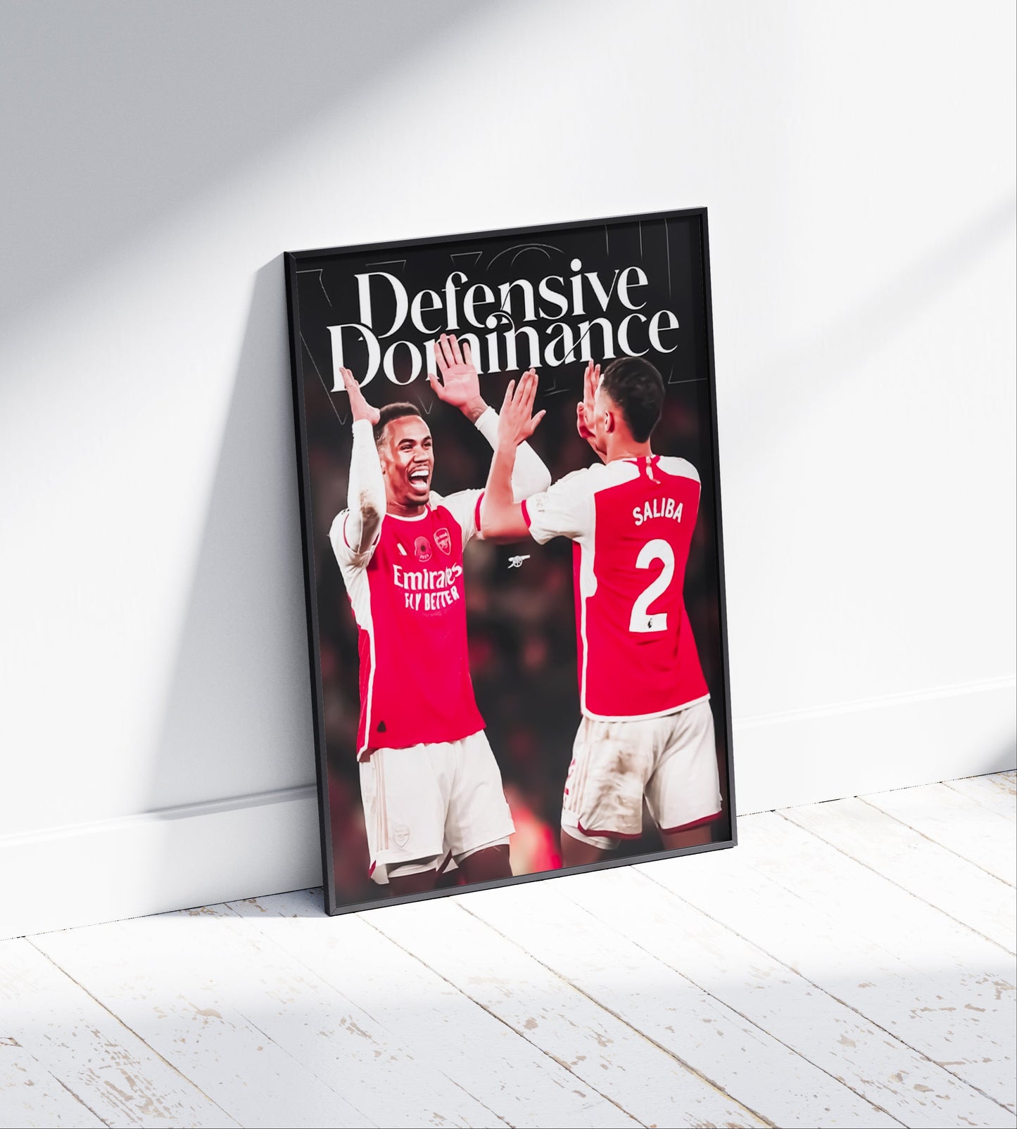 Saliba & Gabriel 'Defensive Dominance' Poster