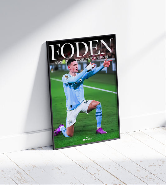 Phil Foden 'Baby Faced Assassin' Poster