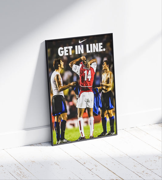 Thierry Henry 'Get In Line' Poster