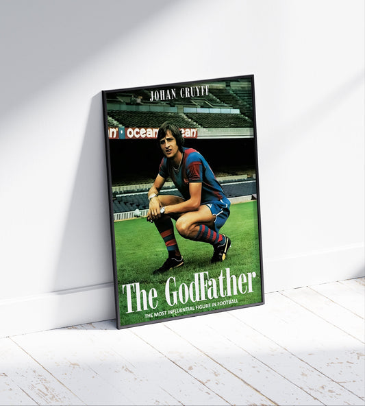 Johan Cruyff 'The GodFather' Poster