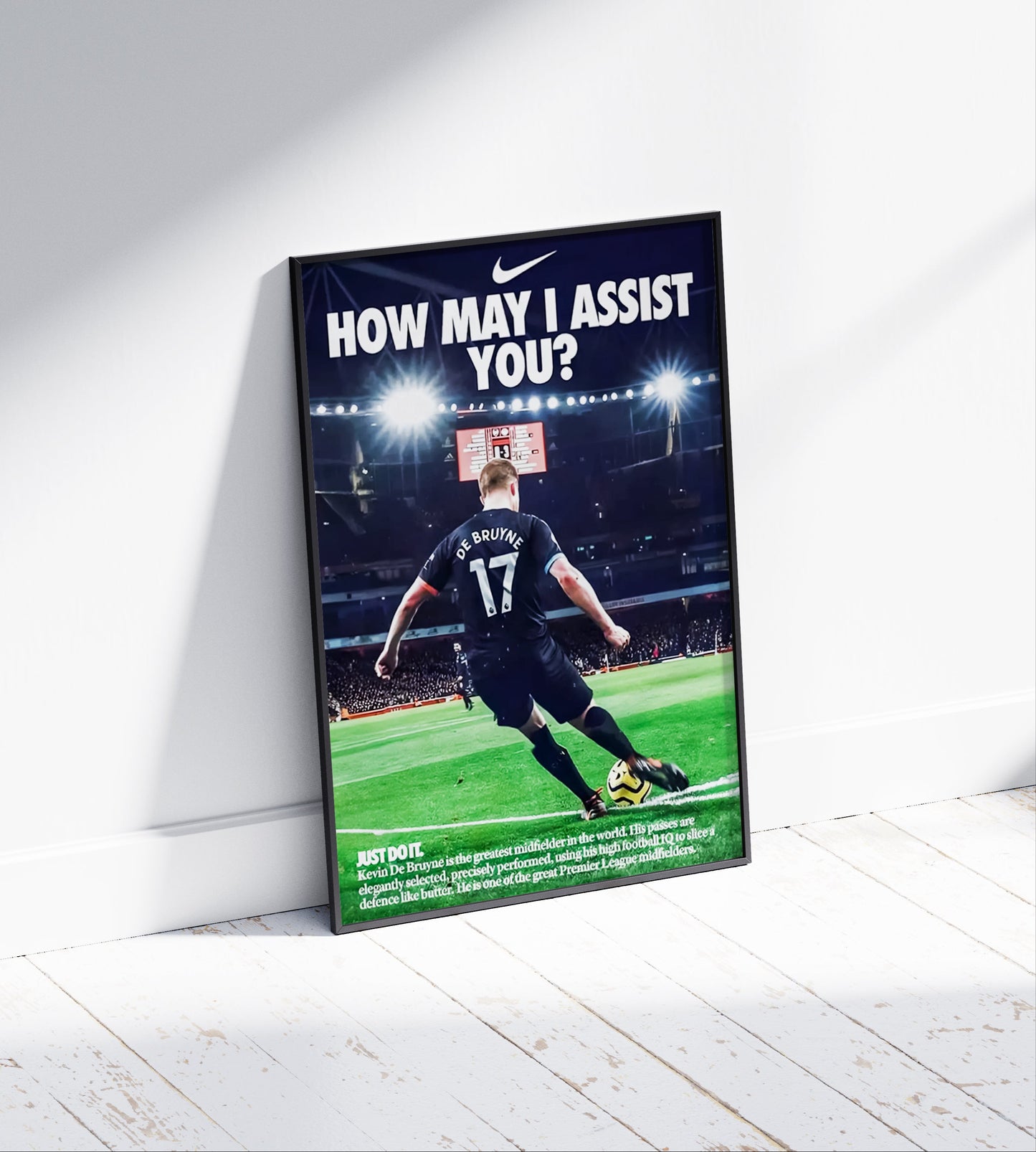 Kevin De Bruyne 'How May I Assist You?' Poster