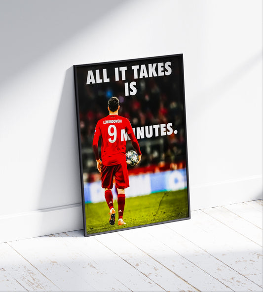 Lewandowski '9 Minutes' Poster