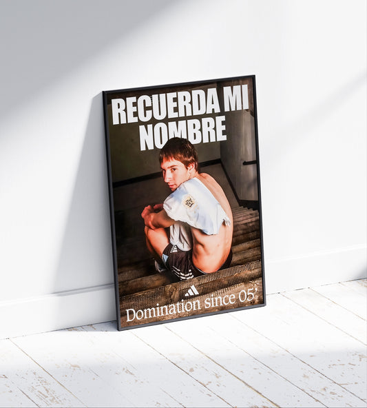 Lionel Messi 'Recuerda Mi Nombre' Poster