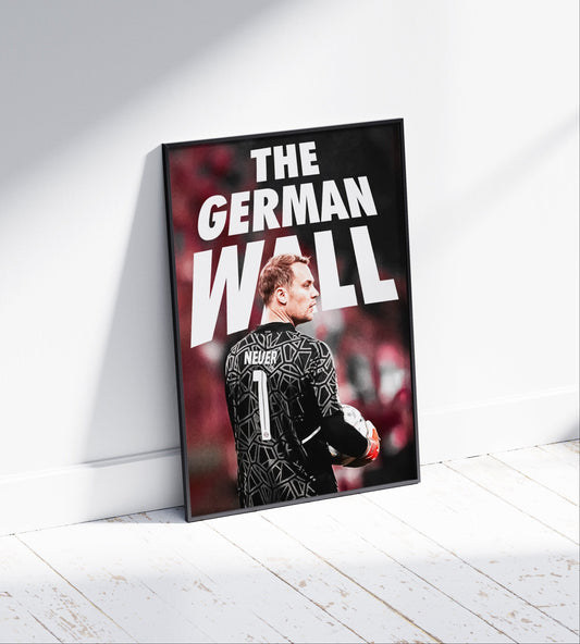 Manuel Neuer 'German Wall' Poster