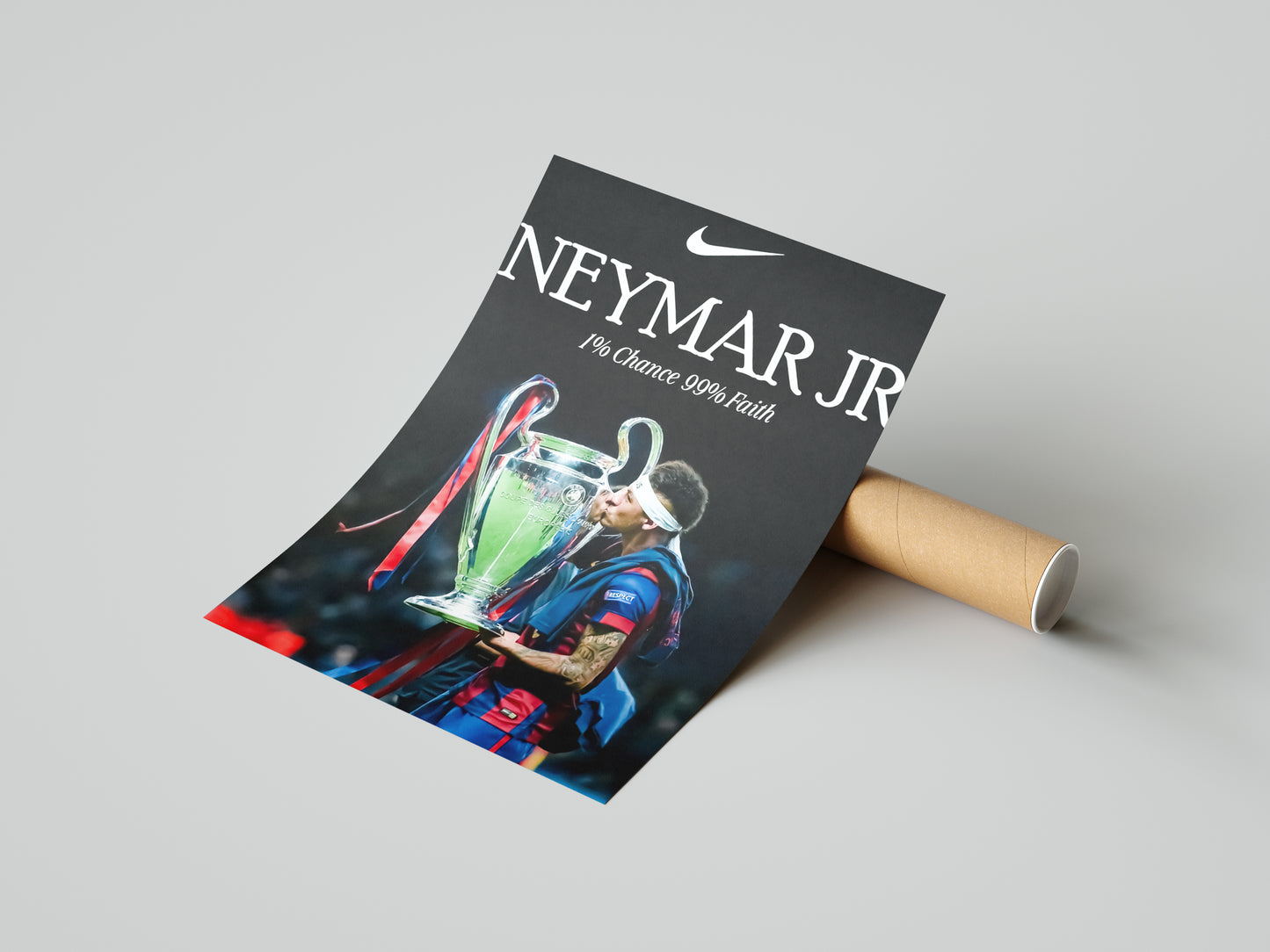 Neymar 'Faith' Poster