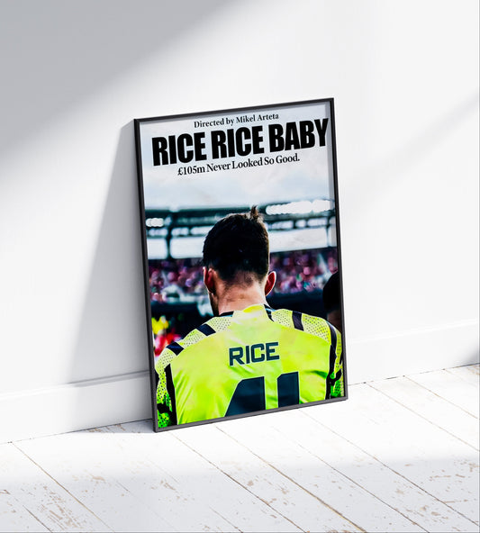 Declan Rice 'Rice Rice Baby' Poster