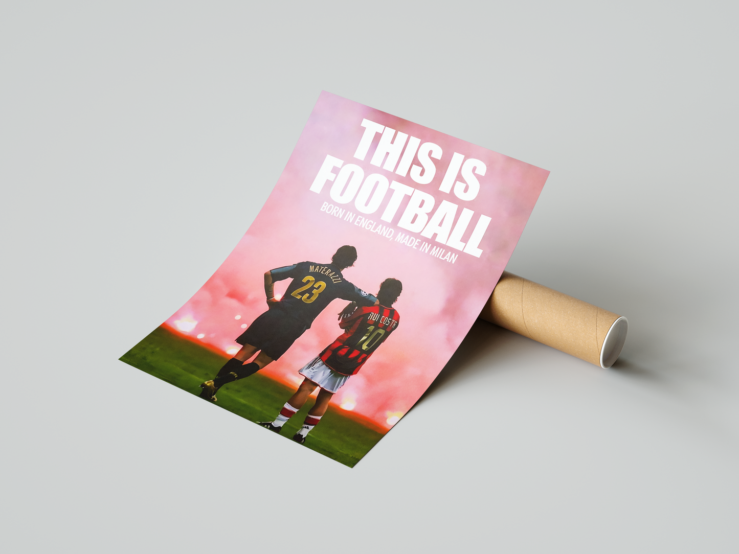 AC Milan & Inter Milan 'This Is Football' Poster