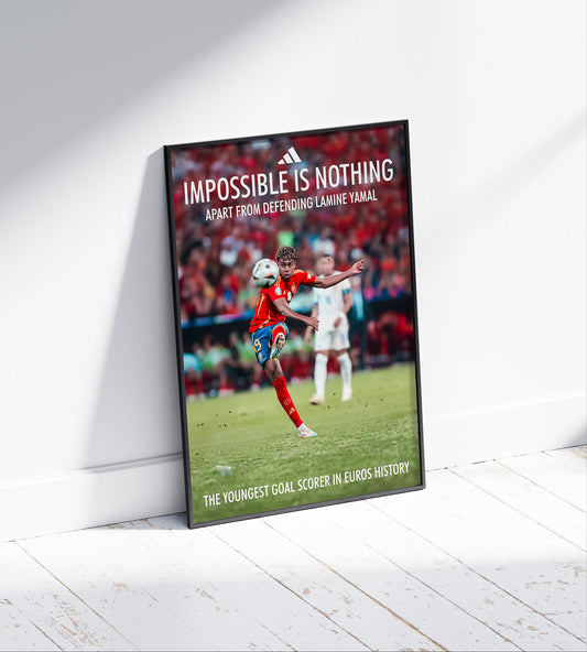 Lamine Yamal 'Impossible Is Nothing' Poster